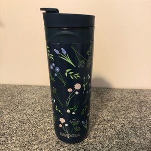 David’s tea Tea-press navy botanical floral